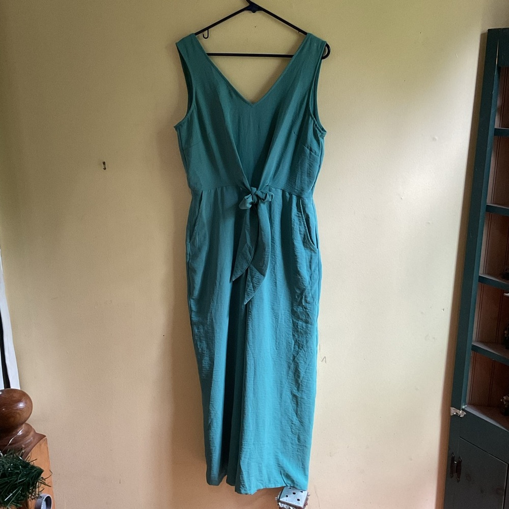 Vince Camuto Teal Maxi Dress